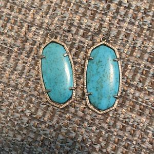 Kendra Scott Turquoise Danielle Earrings